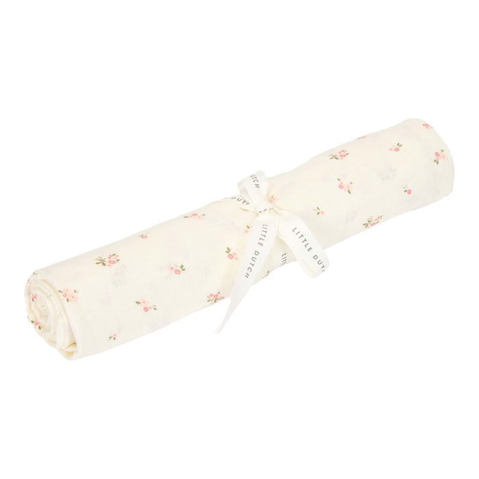 Little Dutch - Swaddle doek hydrofiel 120 x 120 Fairy Blossom - 120x120cm