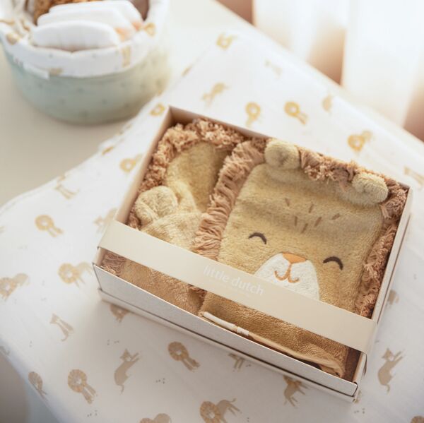 Little Dutch - Geschenkdoos Leeuw - Geel