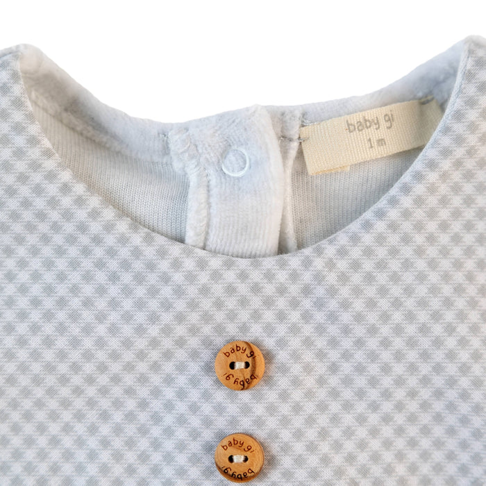 Baby Gi - Babypakje Thomas footie grey