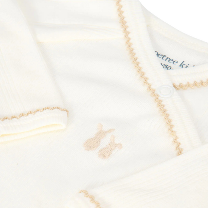 Poetree - Overslag Body Lange Mouwen Teddy Crème