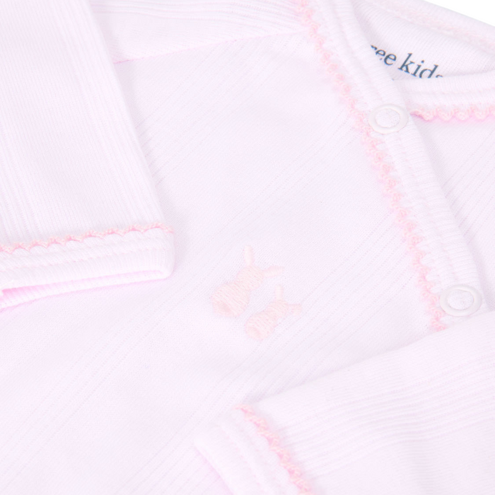 Poetree - Overslag Body Lange Mouwen Teddy - Soft Pink