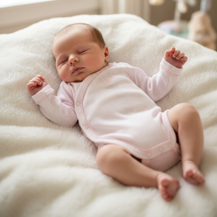 Poetree - Overslag Body Lange Mouwen Teddy - Soft Pink