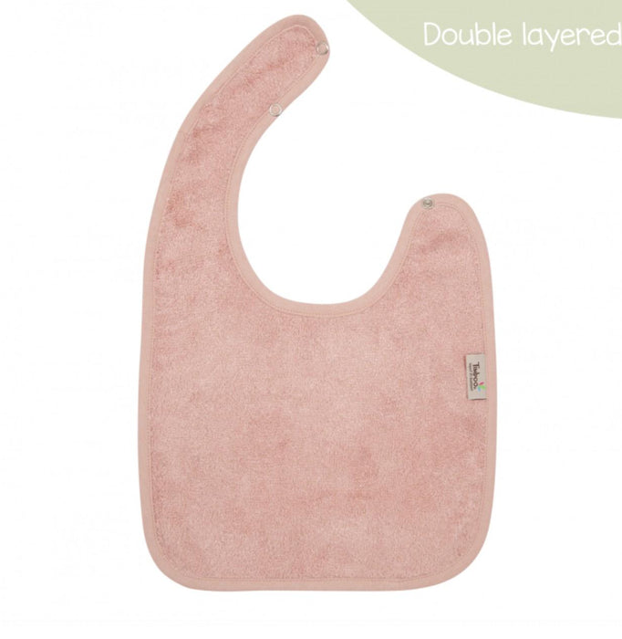 Timboo - BIB DOUBLED 26x38cm - MISTY ROSE