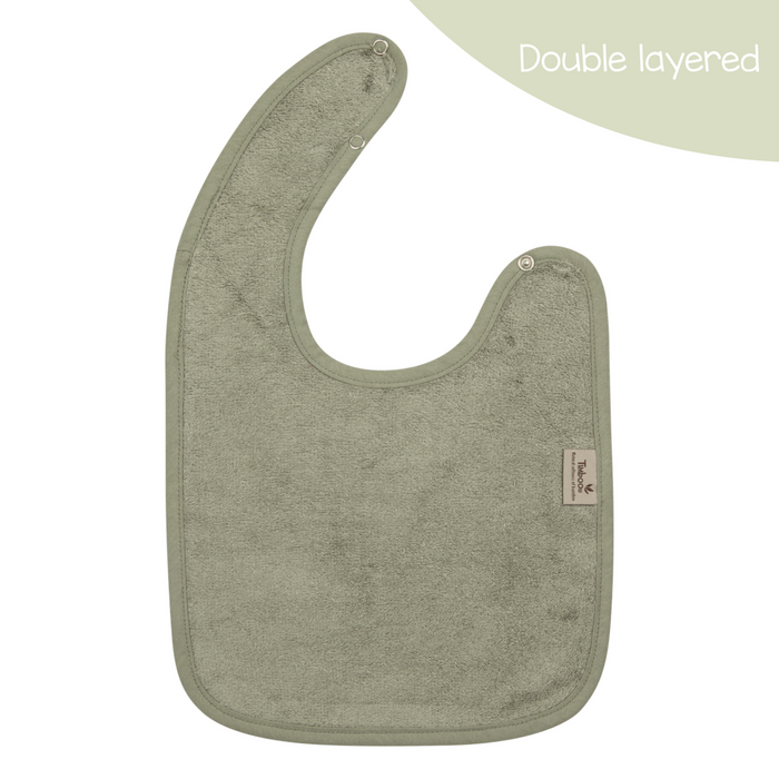 Timboo - BIB DOUBLED 26x38cm - WHISPER GREEN