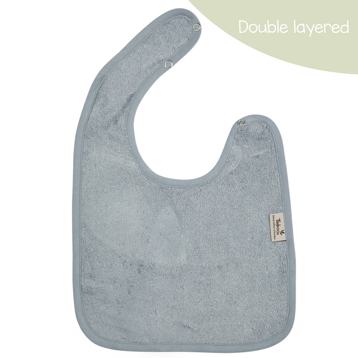 Timboo - BIB DOUBLED 26x38cm - MOON BLUE