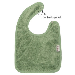 Timboo - BIB DOUBLED 26x38cm - ALOE GREEN