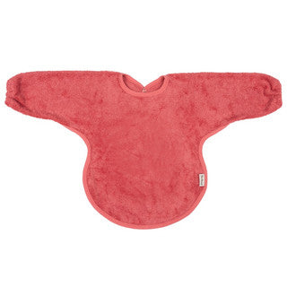Timboo - BIB WITH SLEEVES - RASPBERRY ROSE