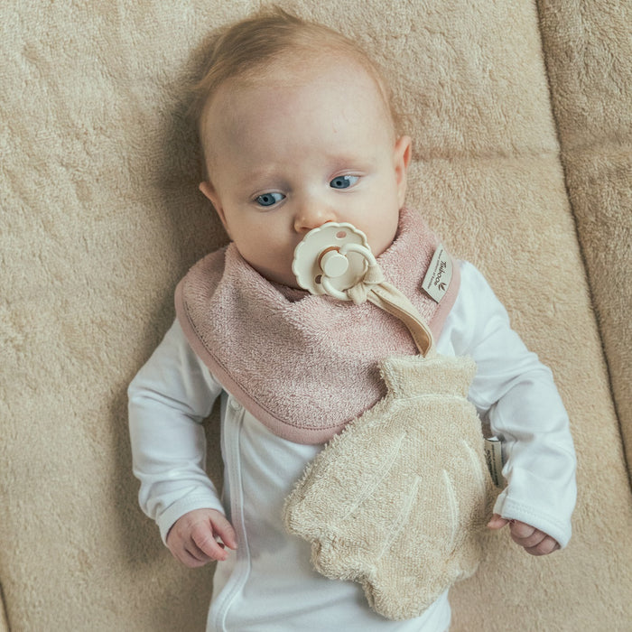 Timboo - BANDANA BIB 36x20cm - Waterproof - MISTY ROSE