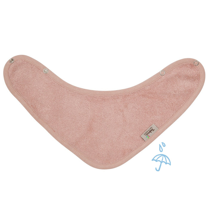Timboo - BANDANA BIB 36x20cm - Waterproof - MISTY ROSE