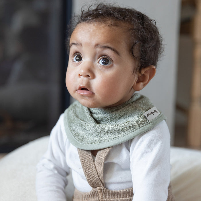 Timboo - BANDANA BIB 36x20cm - Waterproof - WHISPER GREEN