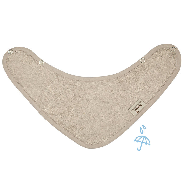 Timboo - BANDANA BIB 36x20cm - Waterproof - FEATHER GREY