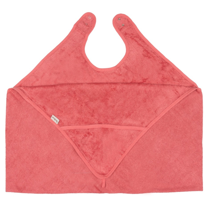 Timboo - CUDDLE TOWEL Adult/Baby (98x104cm) - RASPBERRY ROSE