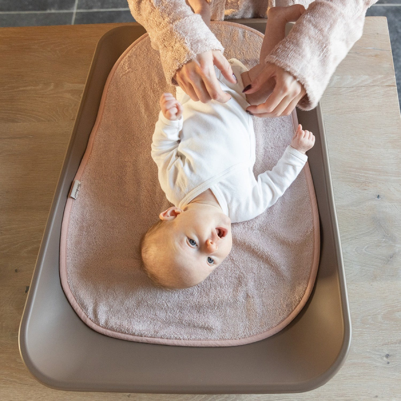 Timboo - CHANGING PAD TOWEL 65x45cm - MISTY ROSE