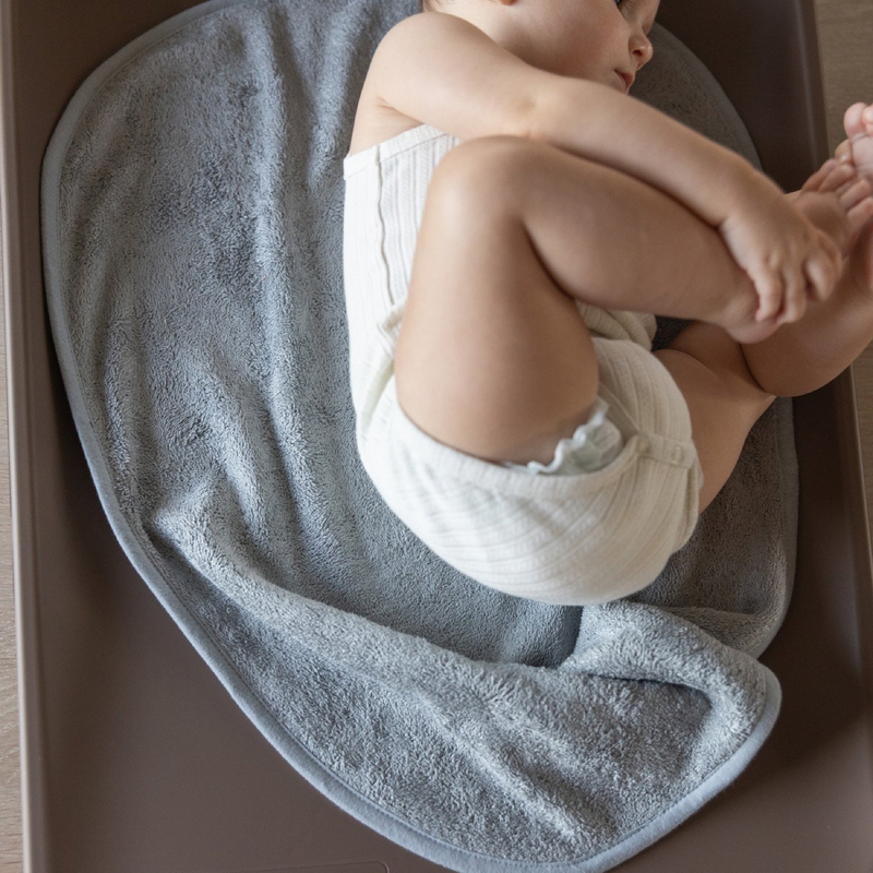 Timboo - CHANGING PAD TOWEL 65x45cm - MOON BLUE