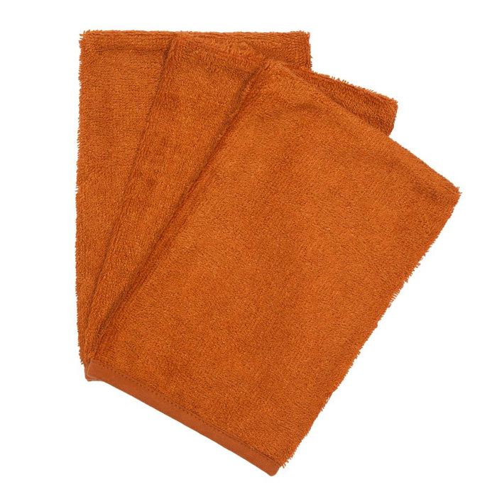 Timboo - WASHCLOTH (3 pieces) - Inca Rust