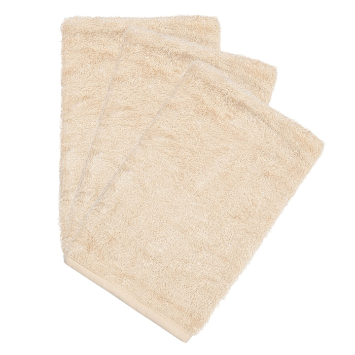 Timboo - WASHCLOTH (3 pieces) - Frosted almond