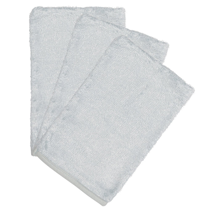 Timboo - WASHCLOTH (3 pieces) - Riviera blue