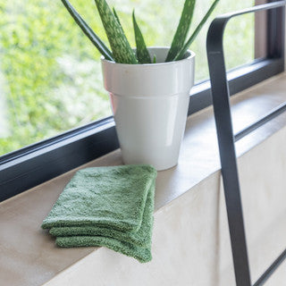Timboo - WASHCLOTH (3 pieces) - Aloe green