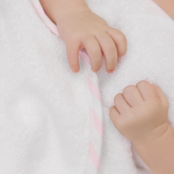 Tartine et Chocolat - CAPE DE BAIN - Garda rose pâle (70x70cm)