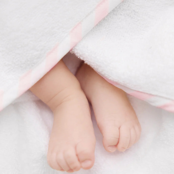 Tartine et Chocolat - CAPE DE BAIN - Garda rose pâle (70x70cm)