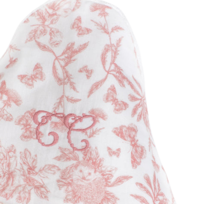 Tartine et Chocolat - Badcape Toile de Jouy rose