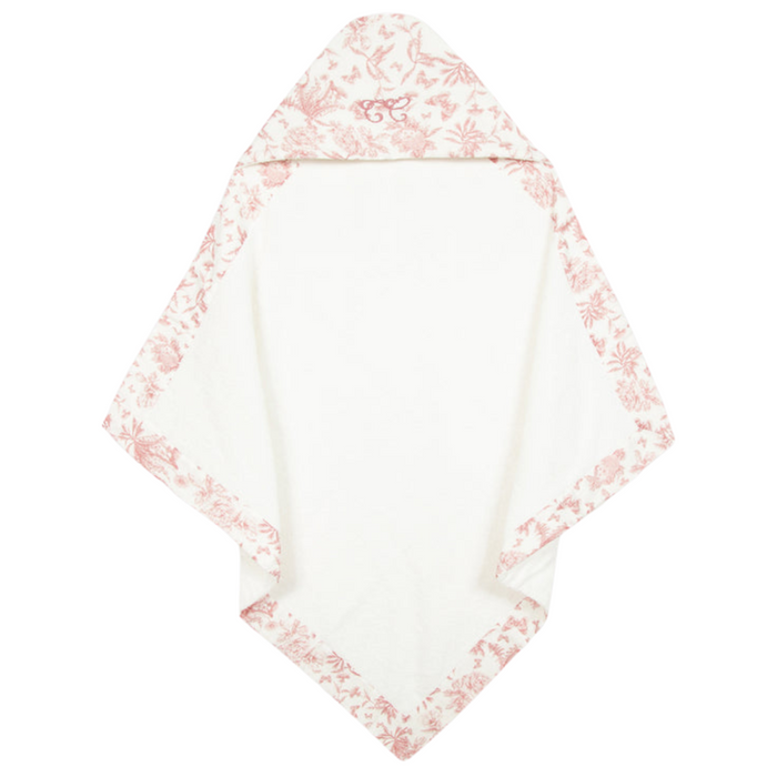 Tartine et Chocolat - Badcape Toile de Jouy rose