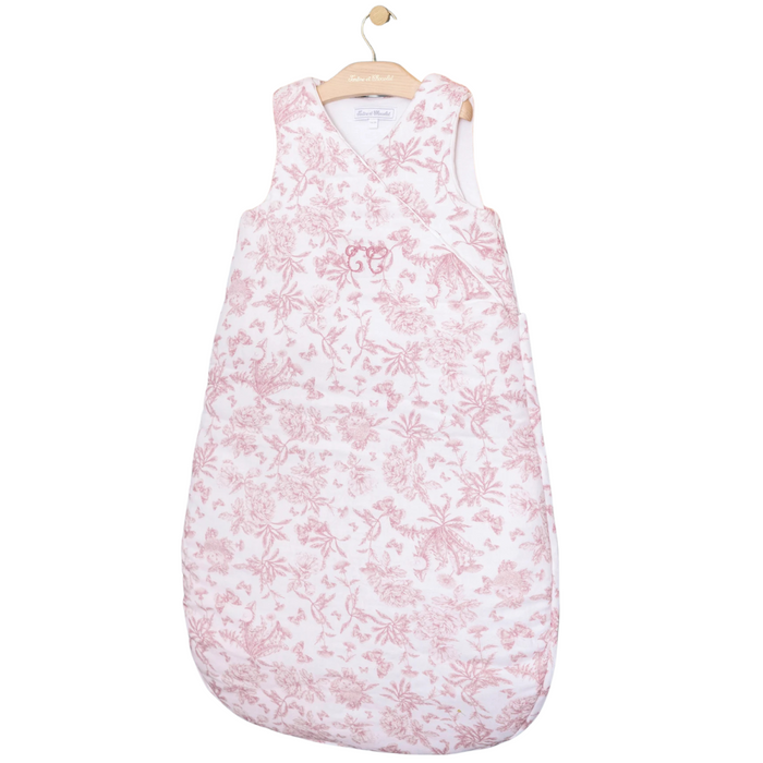 Tartine et Chocolat - Slaapzak 6-18 maand Toile de Jouy rose