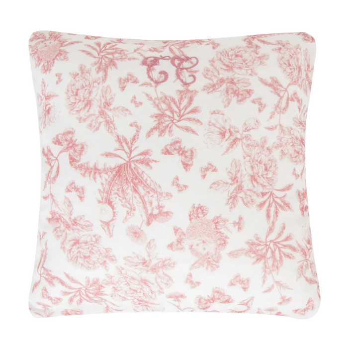 Tartine et Chocolat - Kussen Toile de Jouy rose
