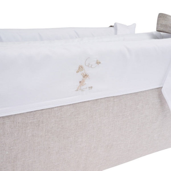 Theopile & Patachou  - Natural Garden Party - Bedbeschermer 70cm - Linnen (70x70x70cm) H:30cm