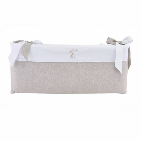 Theopile & Patachou  - Natural Garden Party - Bedbeschermer 70cm - Linnen (70x70x70cm) H:30cm