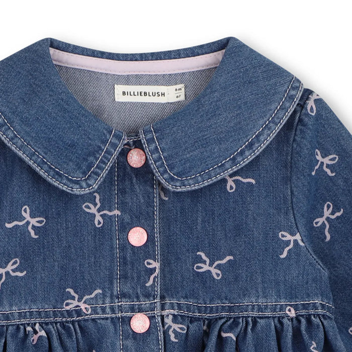 Billieblush - Jurk Jeans met strikjes