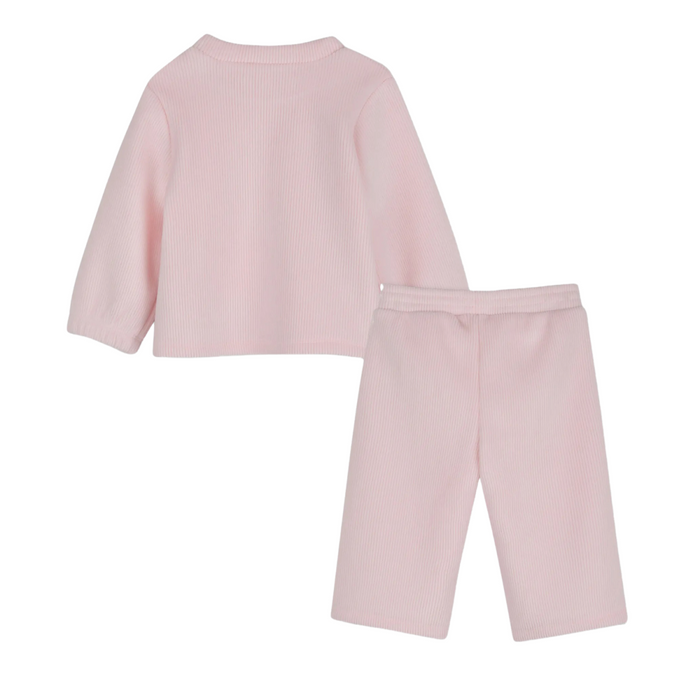 Billieblush - Set van Sweater en legging in zachte rib roze