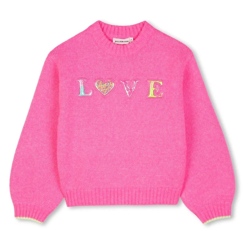 Billieblush - Trui Love Fuchsia