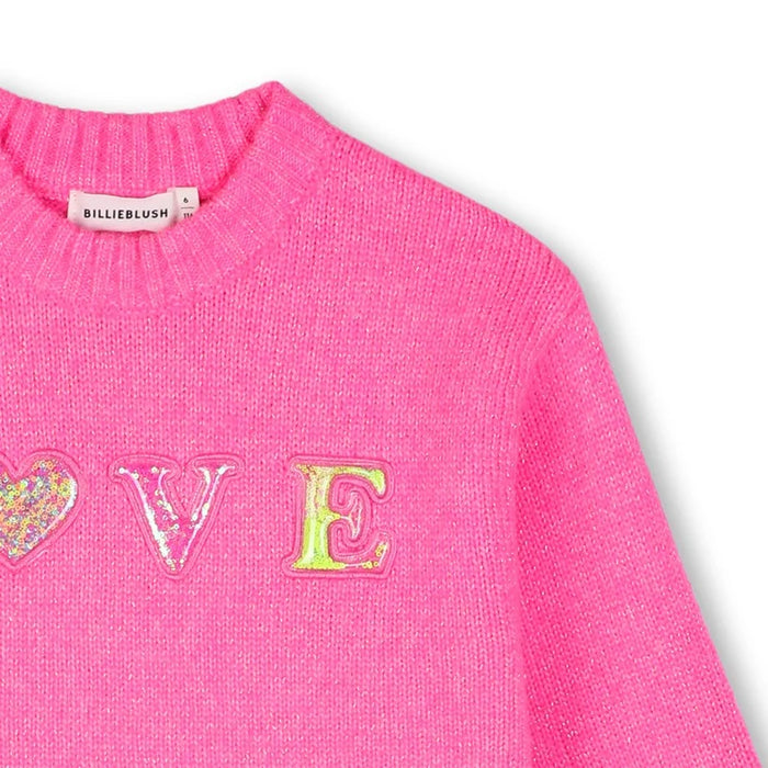 Billieblush - Trui Love Fuchsia