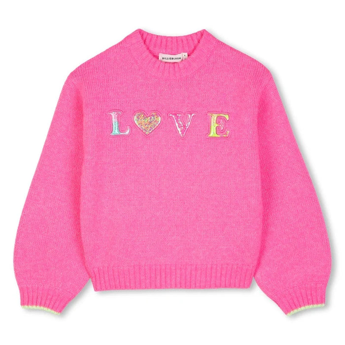 Billieblush - Trui Love Fuchsia
