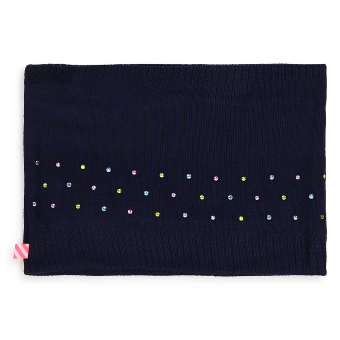 Billieblush - Sjaal donkerblauw met strass T2 (3-8 jaar)