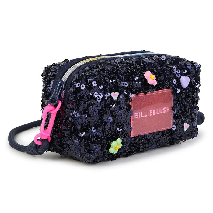 Billieblush - Handtasje blauw met pailletten