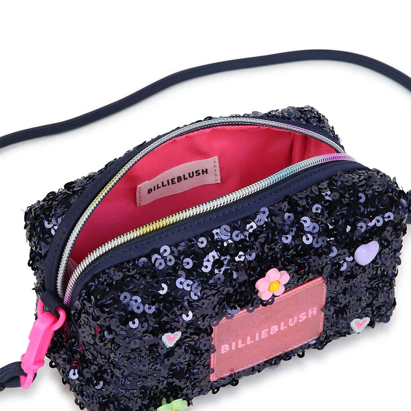 Billieblush - Handtasje blauw met pailletten
