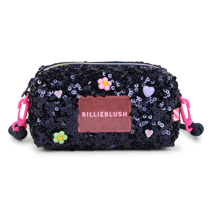 Billieblush - Handtasje blauw met pailletten