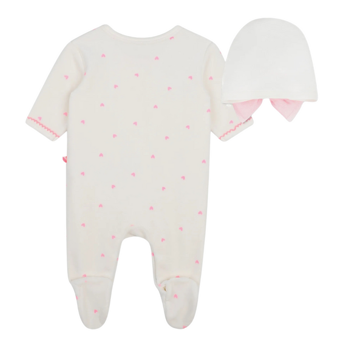 Billieblush - Set van babypakje met mutsje