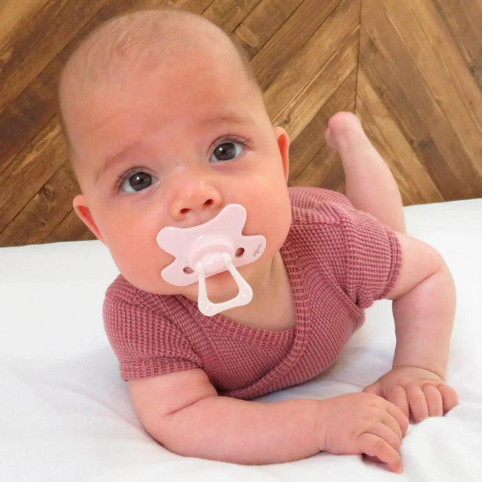 Difrax - DIFRAX FOPSPEEN NATURAL 6M+ UNI/PURE ROZE/BLOSSOM