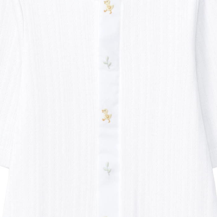 Laranjinha - Babypakje in wit met eendjes