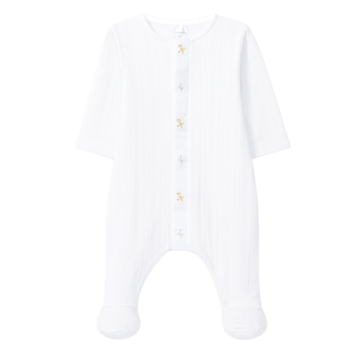 Laranjinha - Babypakje in wit met eendjes