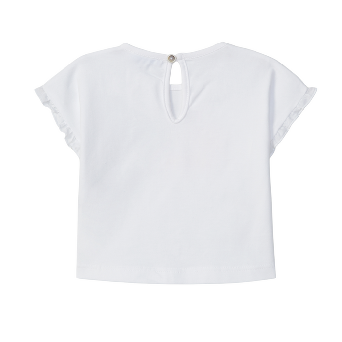 Laranjinha - T-shirt met bloemetjes