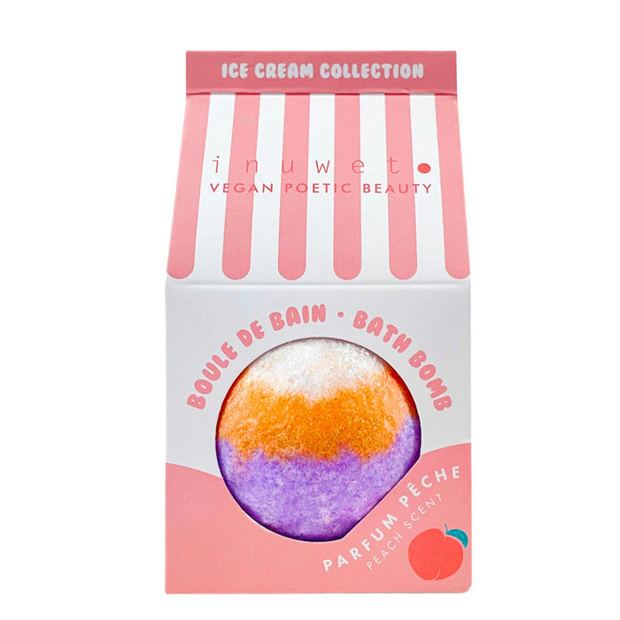 Inuwet - Bruisende badbal - Ice cream collection - Pêche