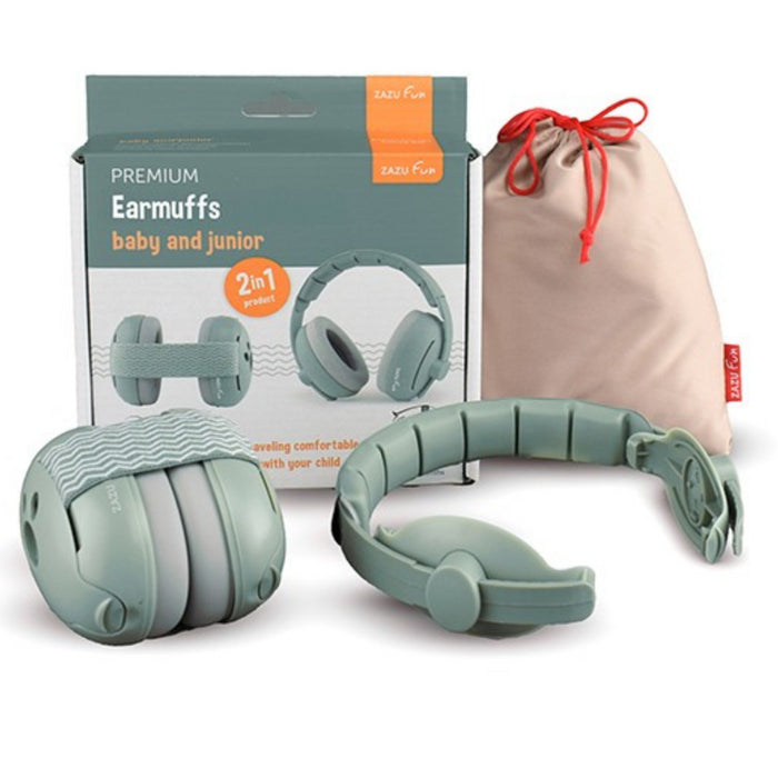 Zazu - Gehoorbescherming BABY & JUNIOR - GREEN