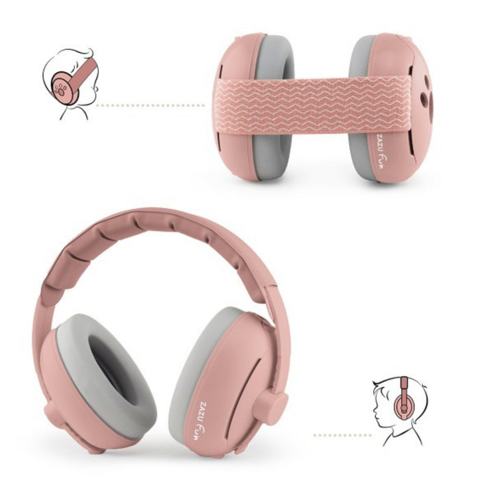 Zazu - Gehoorbescherming BABY & JUNIOR - PINK