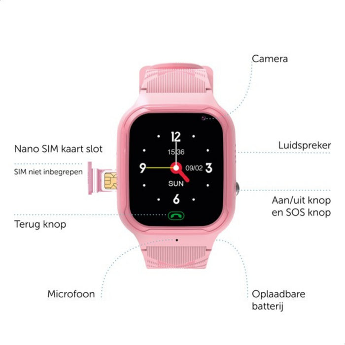 Zazu - Kids smartwatch - pink